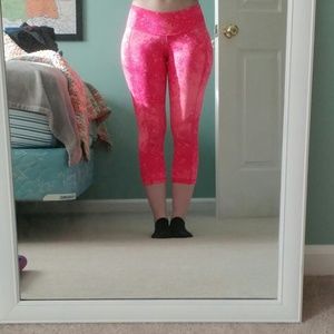 Hot Pink Galaxy Leggings